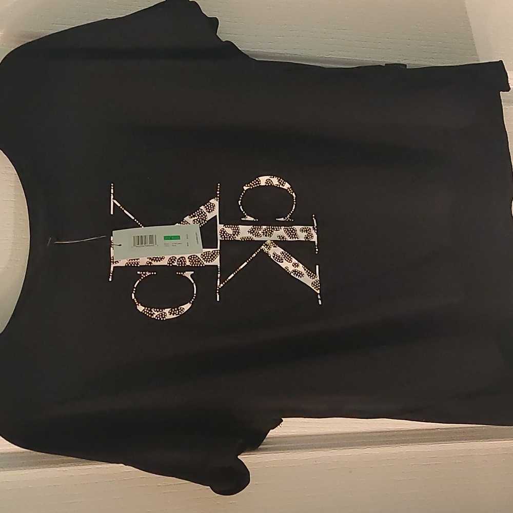 Calvin Klein jeans black top for ladies.